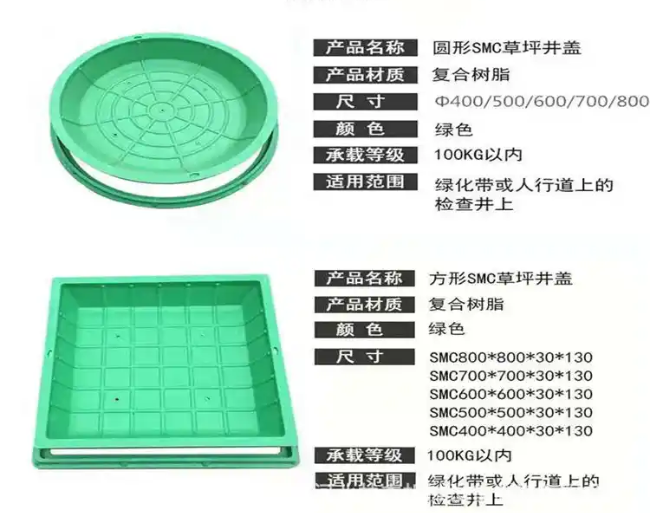 西峡树脂复合种植井盖展示